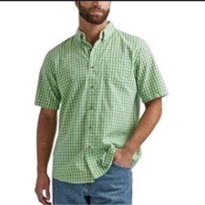 Wranglers authentics Men's Green Checkered Shirt